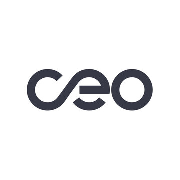 CEO letter initial logo design template vector illustration