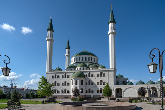 The Imam Abu Hanifa Cathedral Mosque, Cherkessk. Republic of Karachay‑Cherkessia, Russia