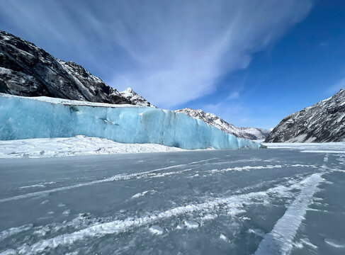 Iceberg in Valdez Glacier Lake