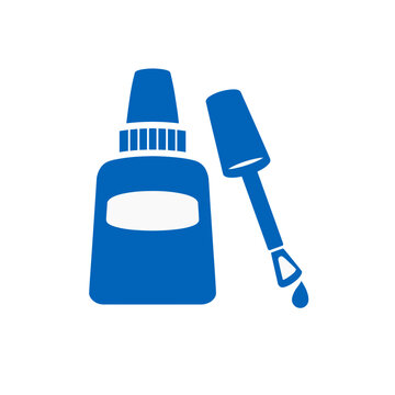 Blue Correction Fluid Icon