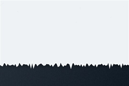 Abstract dark blue and white paper background with a horizontal torn edge.