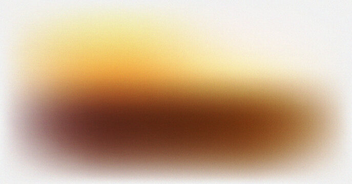 Soft glowing abstract gradient featuring golden yellow and warm brown tones with delicate grain texture