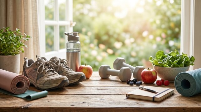 Healthy Aging and Longevity Lifestyle Concept