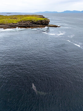 Aerial view of Carrickfad by Portnoo in County Donegal - Ireland