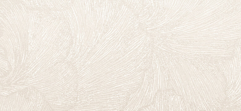 embossed, swirling pattern resembling feathers or stylized fan leaves.
