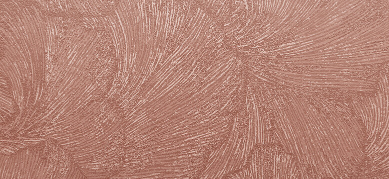 embossed, swirling pattern resembling feathers or stylized fan leaves.