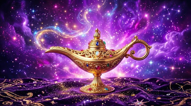 magic lamp in the sky