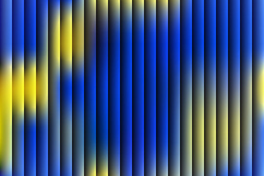 Dark Blue Abstract Background with Golden Vertical Light Patterns