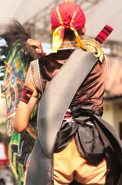 Representation of an ancient indonesian warrior
