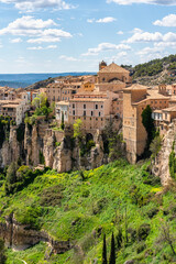 Fototapeta premium Scenic view in Cuenca, beautiful town in the Castilla La Mancha region of Spain.