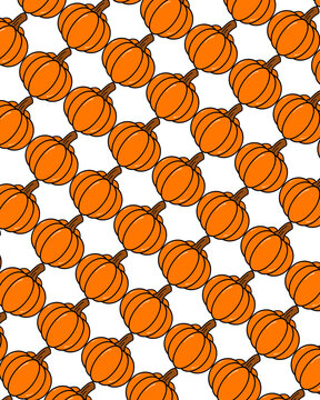 orange pumpkin background 