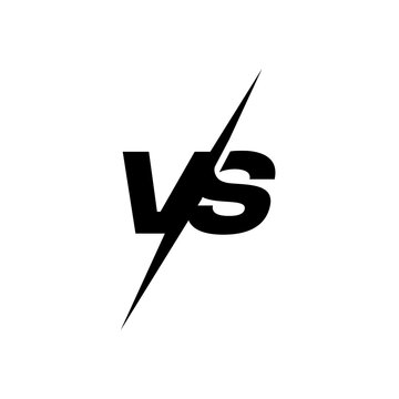 versus or VS logo letters for sports 
