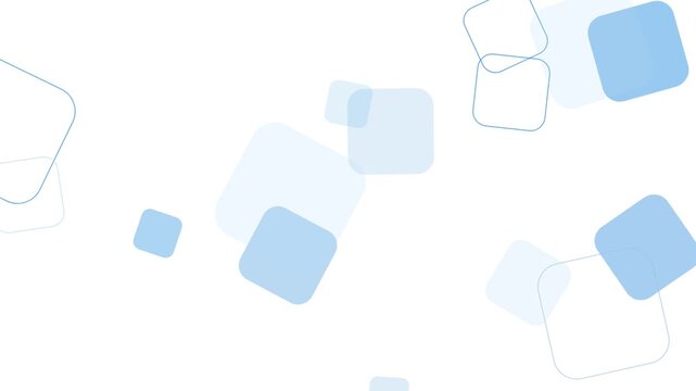 Blue Abstract Geometric Background with Minimal Modern Shapes