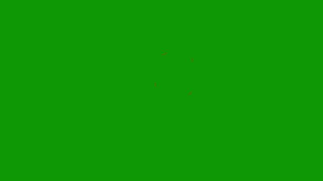 Red comic book anger vein popping expression on green screen background, cartoon mad anime overlay animation