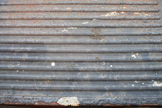 Weathered corrugated metal background
