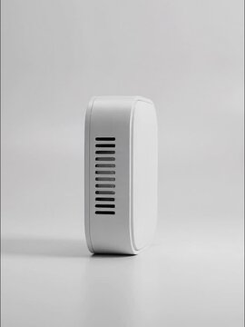 Compact humidity monitoring sensor isolated on white background