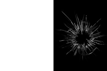 Fototapeta premium Abstract circular splash of white particles and glowing dust dots exploding on a dark black background texture effect
