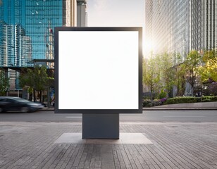 Fototapeta premium blank billboard at new york times square blank billboard mock up in the city street
