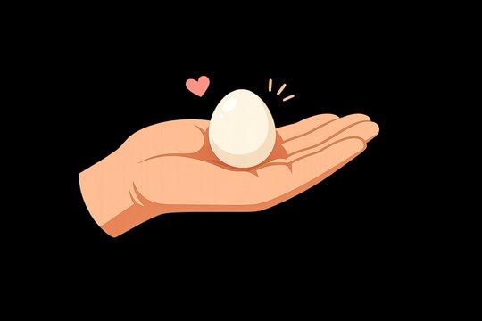 A person holds an egg in their hand, ready to incubate or share with others