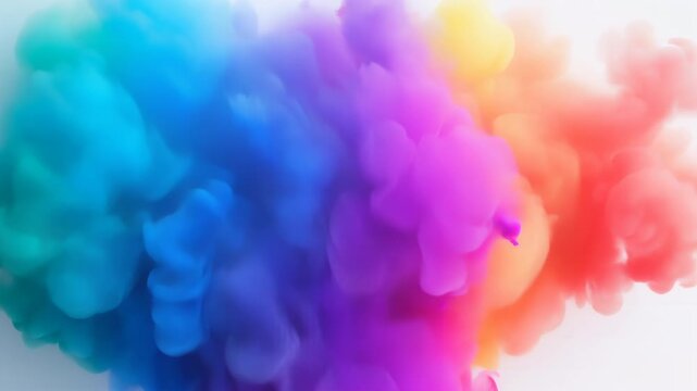 abstract colorful background with smoke