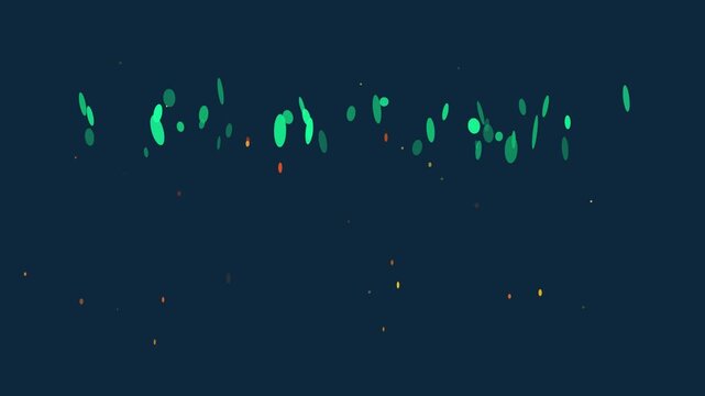 Dynamic glowing particle stream against dark cosmic background with video captures flowing luminous droplets cascading vibrant trails across deep space themed backdrop high tech (6875)