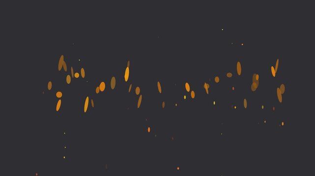 Golden glowing molten drops cascading against dark cosmic background with evoking sense celestial energy fluidity droplets cascading dynamically captures flowing golden abstract (6906)