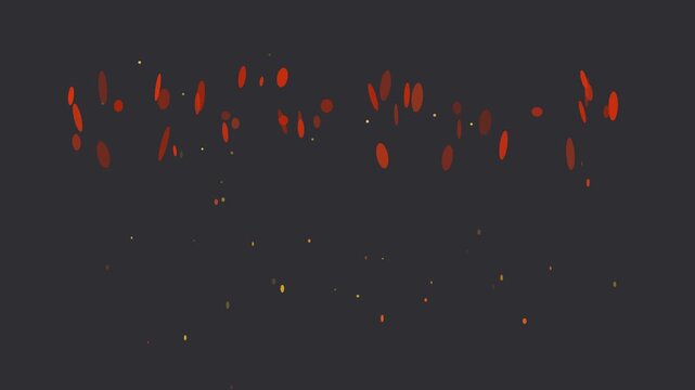 Dynamic glowing molten lava drops falling through dark space with sparkles with captures mesmerizing sequence illuminated subtle sparkles droplets cascading through space themed (6985)