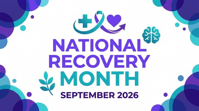 National recovery month september 2026 colorful banner