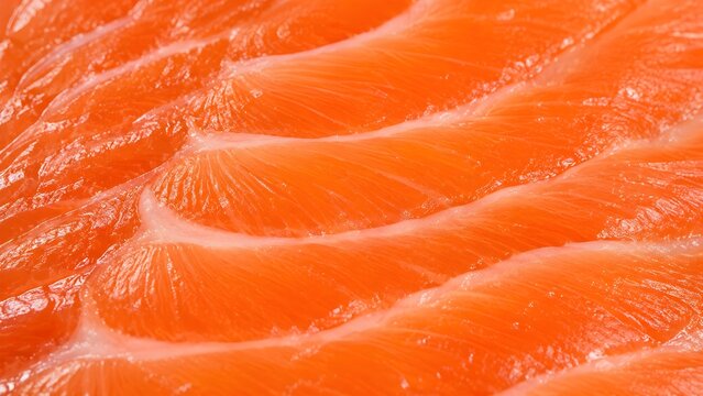 Salmon Fillet Macro Texture