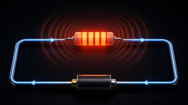 Joule's Law of Heating Resistor Current Heat
