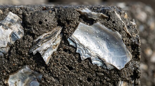Bioconcreto con conchas de ostra para rompeolas
