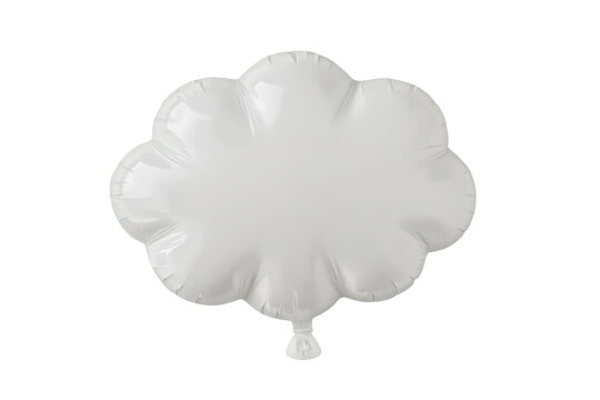 White Cloud Shaped Foil Balloon