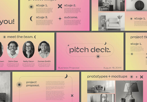 Modern Gradient Pitch Deck