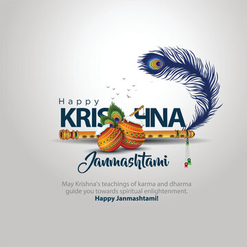 dahi handi Hindu festival of happy shree lord krishna god born janmashtami. abstract vector illustration design. white background