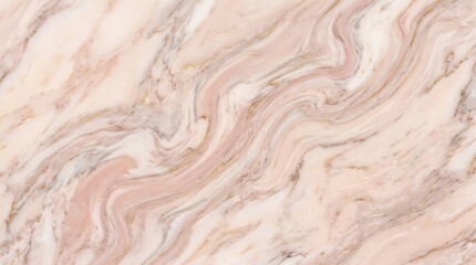 Obraz premium Natural pink marble stone texture with flowing dark and light veins on a polished smooth surface