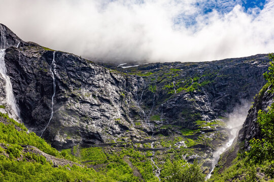 Road in Norway - Trollstigen.