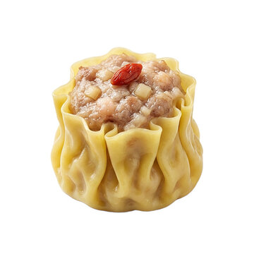 Font specimen traditional chinese dumpling shumai dim sum appetizer as transparent object