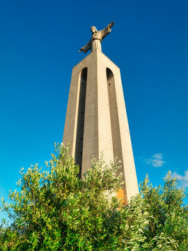 Statue of Christ the King in Lisbon, Portugal