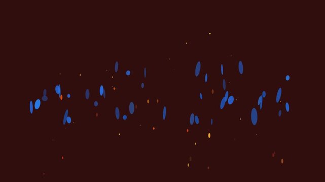 Luminous blue glowing drops cascading through dark space ambient atmosphere with evoking ethereal futuristic atmosphere droplets cascading dynamically video captures mesmerizing (168)