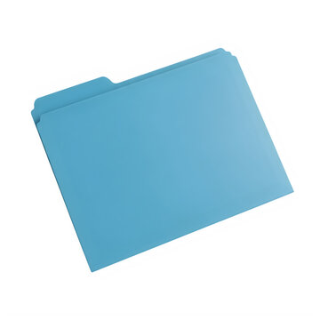 A single blue document folder icon for business file management