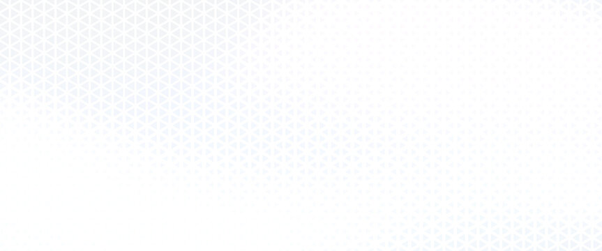 Halftone Circle Triangle Grid. Halftone Triangle Round Border Random Raster Texture.