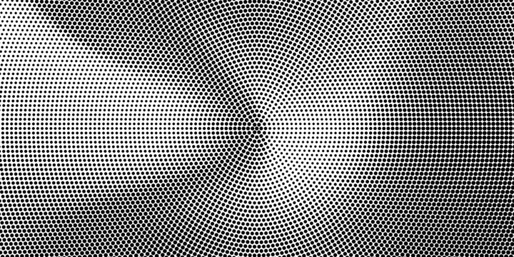 Halftone gradient circles collection. Dots textured round patterns. Cartoon comic radial faded background set. Abstract pixelated elements for frame, poster, collage, banner, flyer. Vector bundle