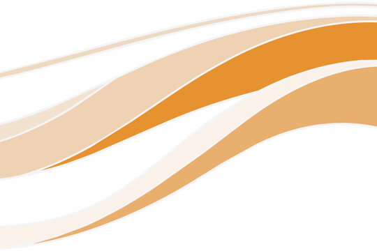 Decorative metallic wave design with graceful flowing ribbons and clean negative space. Professional vector background for corporate identity, advertising campaigns, packaging