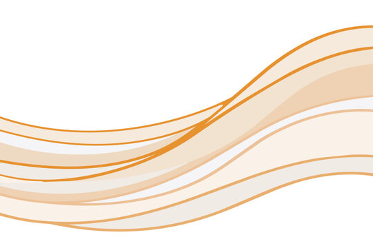 Sophisticated abstract metallic ribbon background with fluid layered curves and minimalist styling. Premium vector artwork for luxury branding, promotional graphics, print products