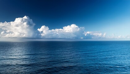 Fototapeta premium clouds over the ocean