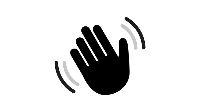 Mortar board cap icon animation background