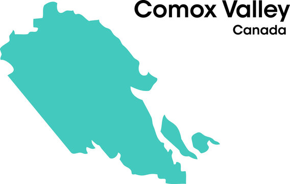 comox valley canada map