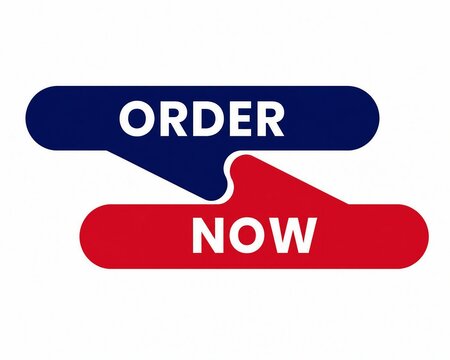 Order now call to action button with split design