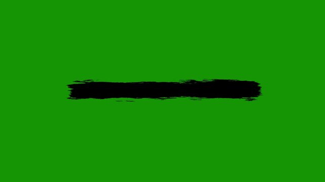Paint Brush Stroke Motion Graphics Overlay Lower Third Matte