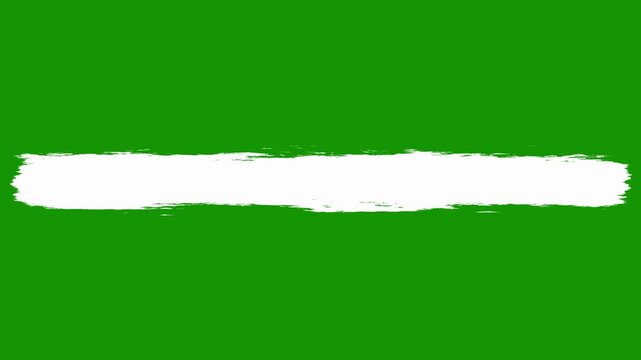 Paint Brush Stroke Motion Graphics Overlay Lower Third Matte